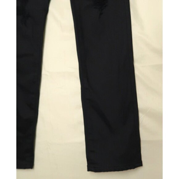 Adriano Goldschmied Alexxis Jeans Size 24 High Rise Vintage Slim Black Distress - Picture 5 of 16